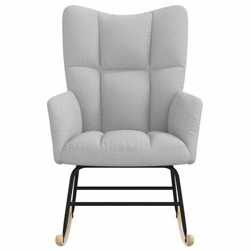  felhőszürke szövet hintaszék