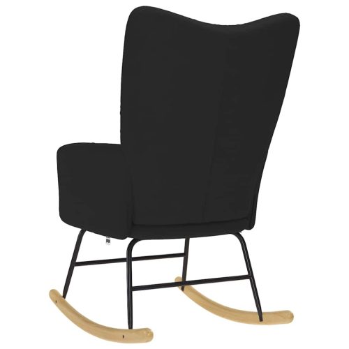  fekete szövet hintaszék