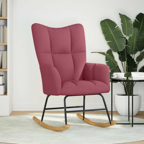  bordó szövet hintaszék