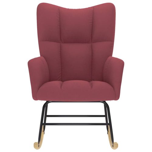  bordó szövet hintaszék