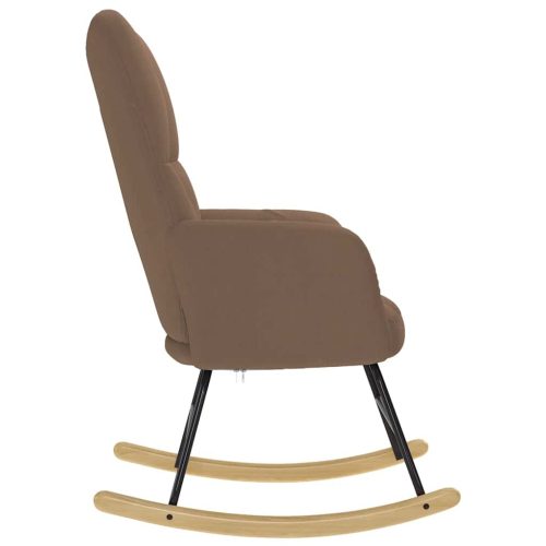  barna szövet hintaszék