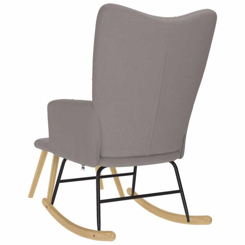  tópszínű szövet hintaszék lábtartóval