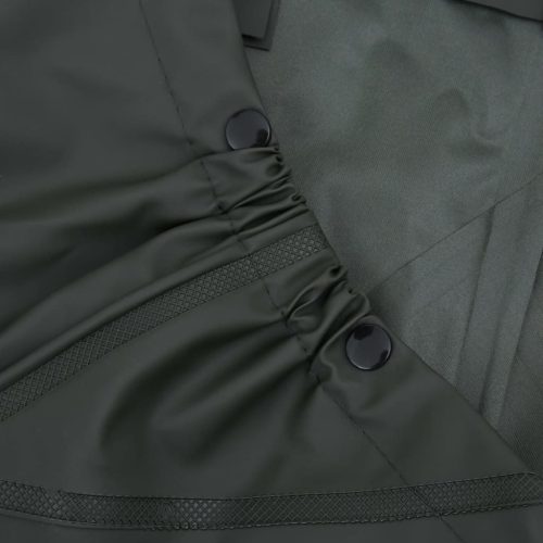  sötétzöld mellkasig érő gázlóruha csizmával 46-os