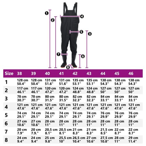  fekete mellkasig érő gázlóruha csizmával 39-es