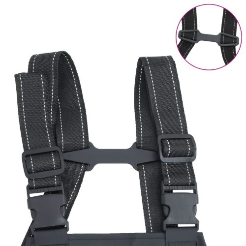  fekete mellkasig érő gázlóruha csizmával 43-as