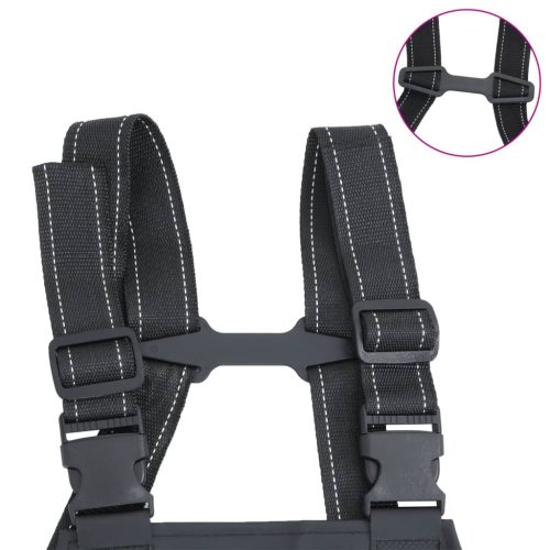  fekete mellkasig érő gázlóruha csizmával 46-os