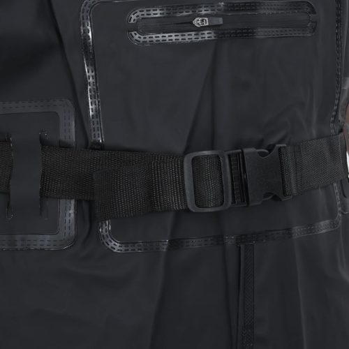  fekete mellkasig érő gázlóruha csizmával és övvel 40-es