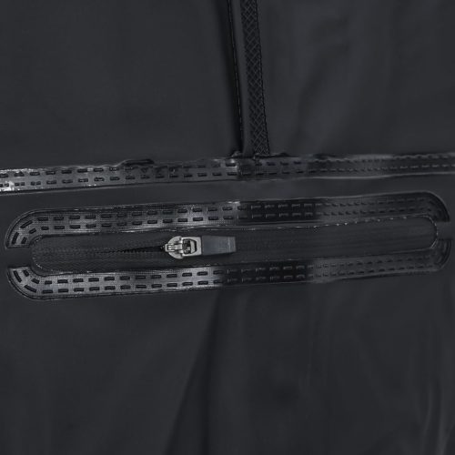  fekete mellkasig érő gázlóruha csizmával és övvel 45-ös