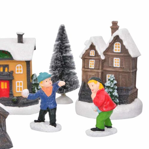  Karácsonyi Asztaldísz Sokszínű 6.5 x 9.1 cm Gyanta