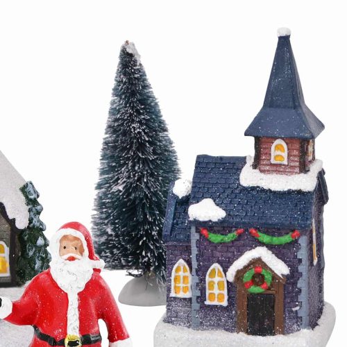  Karácsonyi Asztaldísz Sokszínű 6.5 x 9.1 cm Gyanta