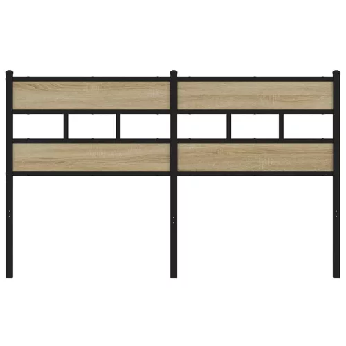  sonoma tölgy színű szerelt fa és vas csere fejtámla 140 cm