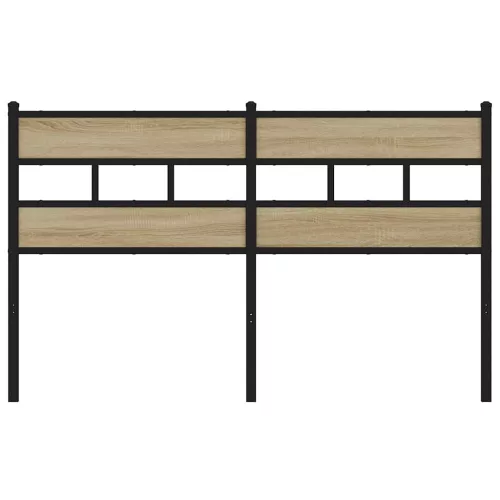  sonoma tölgy színű szerelt fa és vas csere fejtámla 160 cm