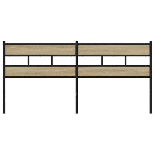  sonoma tölgy színű szerelt fa és vas csere fejtámla 180 cm