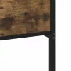  füstös tölgy színű szerelt fa ágykeret matrac nélkül 75x190 cm