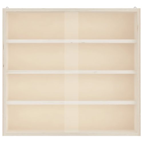  fa gyűjtő vitrin ajtókkal 40x8,5x37 cm