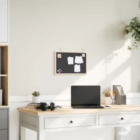  fekete krétatábla tömör fenyőfa kerettel 40x30 cm