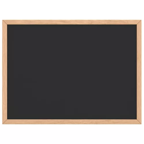  fekete krétatábla tömör fenyőfa kerettel 40x30 cm