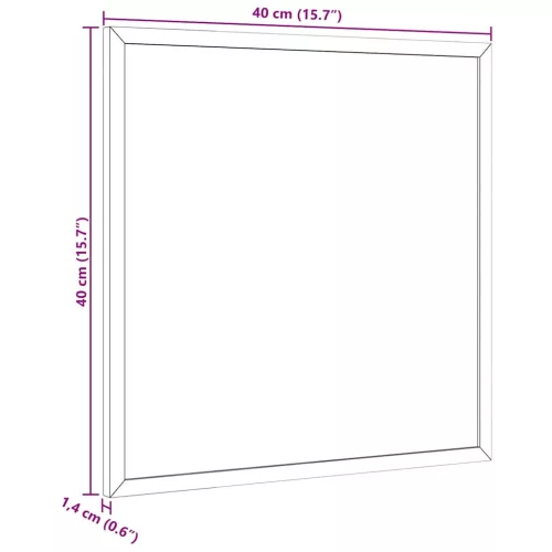  fekete krétatábla tömör fenyőfa kerettel 40x40 cm