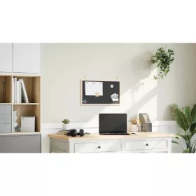  fekete krétatábla tömör fenyőfa kerettel 60x40 cm