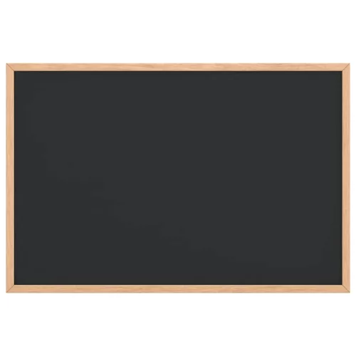  fekete krétatábla tömör fenyőfa kerettel 60x40 cm