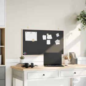  fekete krétatábla tömör fenyőfa kerettel 100 x 55 cm