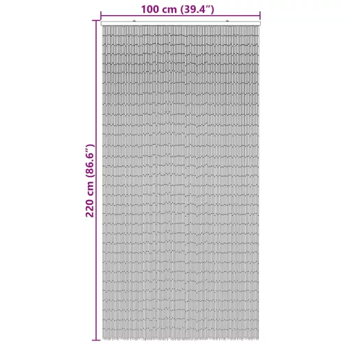 rovaros ajtófüggöny Bambusz nyomtatás 100x220 cm Bambusz