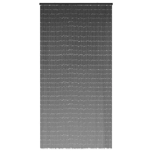  rovaros ajtófüggöny Sötétszürke 90x220 cm bambusz