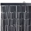  rovaros ajtófüggöny Sötétszürke 90x220 cm bambusz