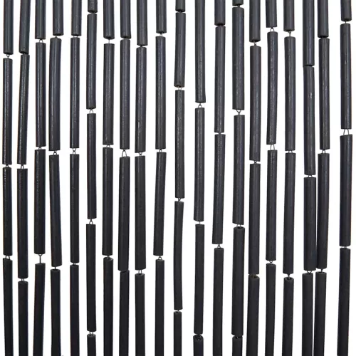  rovaros ajtófüggöny Sötétszürke 90x220 cm bambusz