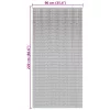  rovaros ajtófüggöny Sötétszürke 90x220 cm bambusz
