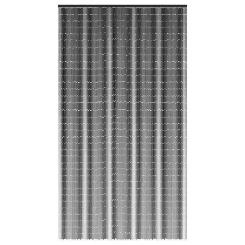  rovaros ajtófüggöny Sötétszürke 120x220 cm bambusz