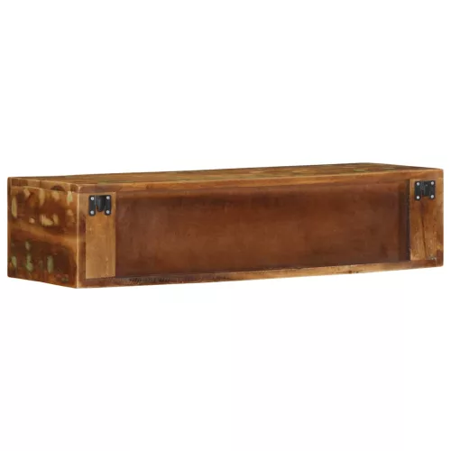  tömör újrahasznosított falra szerelhető TV-szekrény 80x30x19 cm