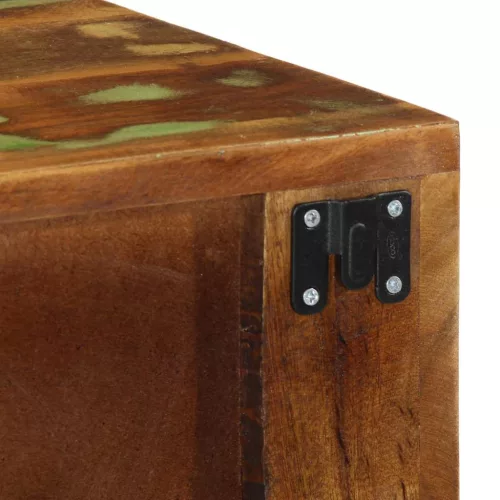  tömör újrahasznosított falra szerelhető TV-szekrény 80x30x19 cm