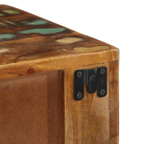  tömör újrahasznosított falra szerelhető TV-szekrény 100x30x19cm