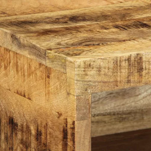  tömör nyers mangófa falra szerelhető TV-szekrény 40x30x19 cm