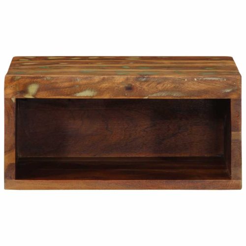  tömör újrahasznosított falra szerelhető TV-szekrény 40x30x19 cm