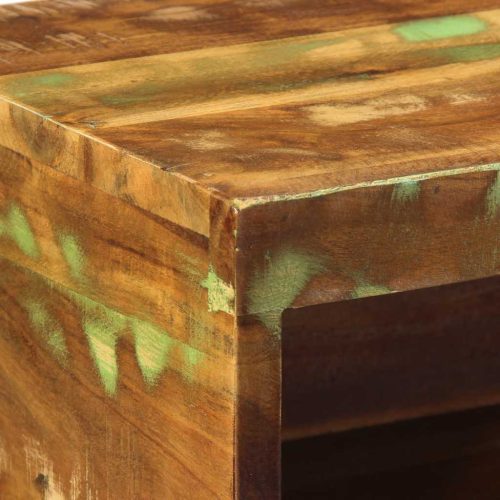  tömör újrahasznosított falra szerelhető TV-szekrény 40x30x19 cm