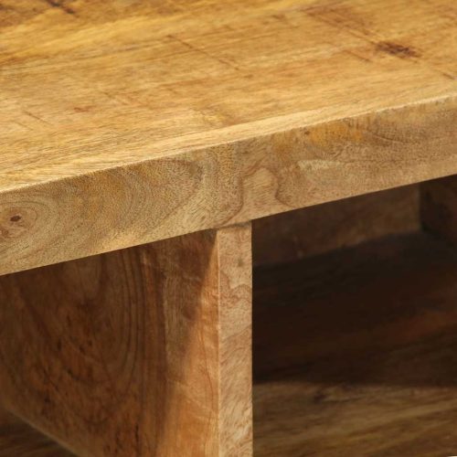  tömör nyers mangófa falra szerelhető TV-szekrény 60x30x19 cm