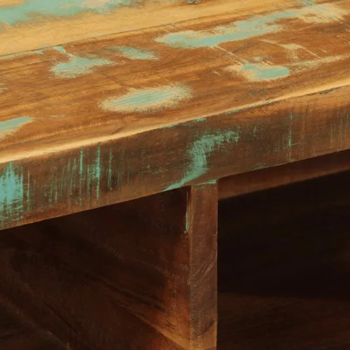  tömör újrahasznosított falra szerelhető TV-szekrény 60x30x19 cm