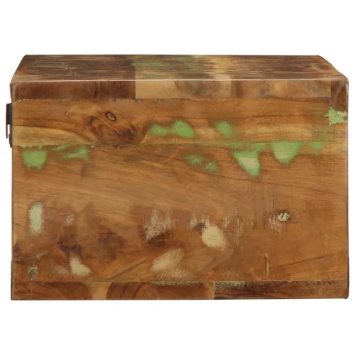  tömör újrahasznosított falra szerelhető TV-szekrény 80x30x19 cm