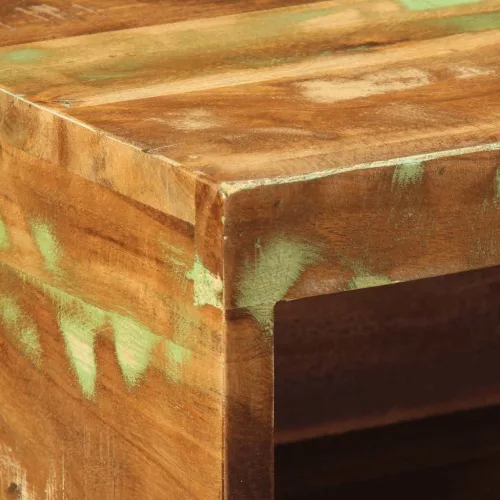  tömör újrahasznosított falra szerelhető TV-szekrény 80x30x19 cm