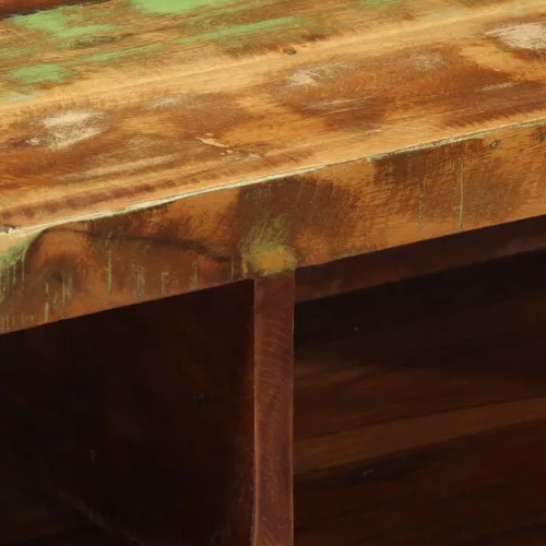  tömör újrahasznosított falra szerelhető TV-szekrény 80x30x19 cm