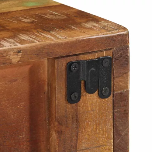  tömör újrahasznosított falra szerelhető TV-szekrény 80x30x19 cm