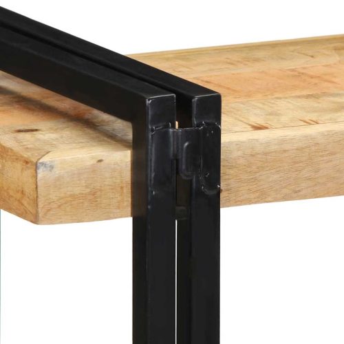  fali polc 70x33x35 cm tömör nyersfa Mango