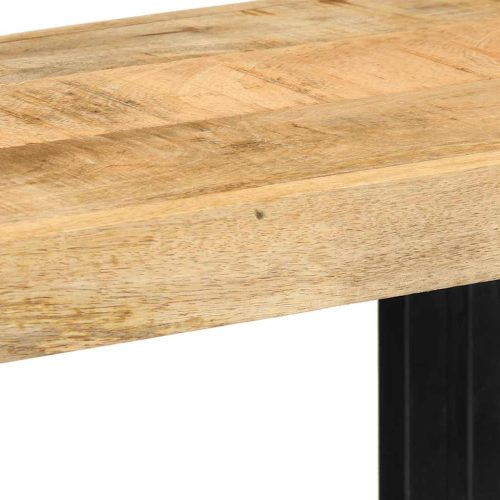  fali polc 70x33x35 cm tömör nyersfa Mango