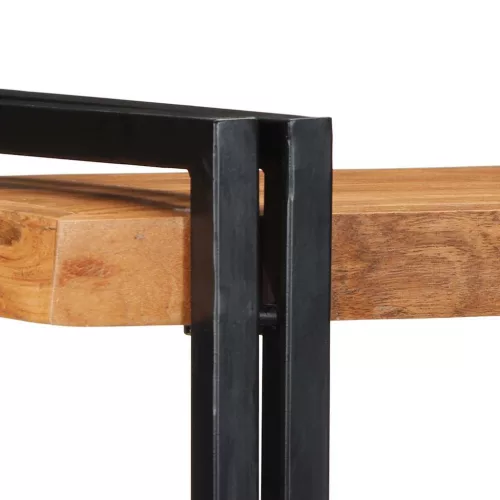  fali polc 70x33x35 cm tömör fa akácfa