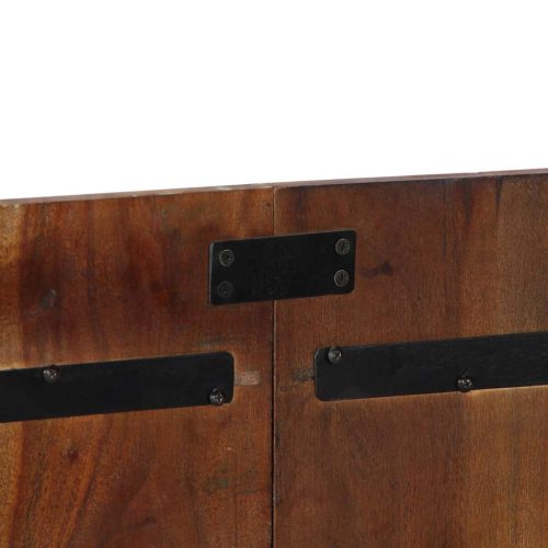  fejtámla többszínű 140 cm tömörfa, újrahasznosított, tömör fa