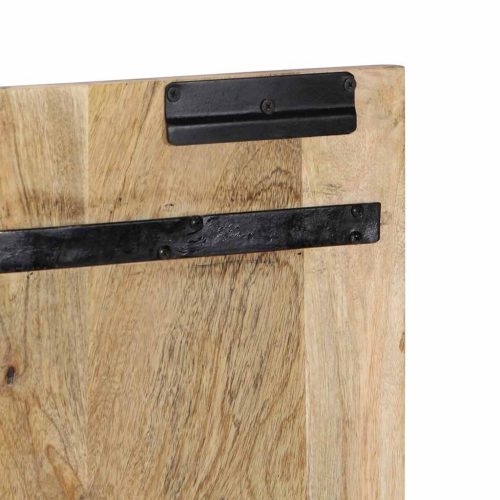  fejtámla 140 cm tömör nyers fa Mango