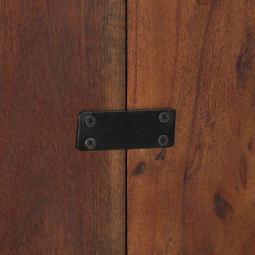  fejtámla többszínű 200 cm tömörfa, újrahasznosított fa