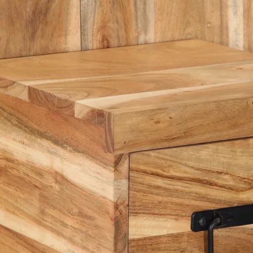  Éjjeli szekrény 60x32x80 cm tömör akácfa